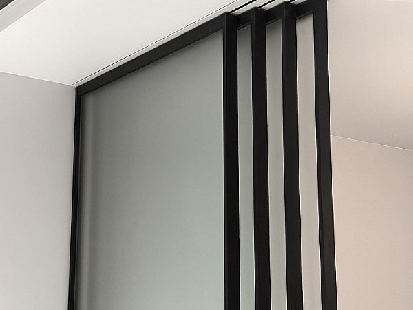 Телескопическая система, белые крышки в цвет потолка