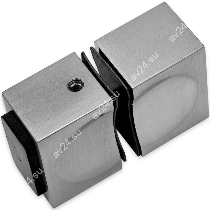 Ручка кноб FDR-66 с одним резиновым торцом, алюминий/матовая