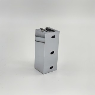 Коннектор Валевс без сверления FDK-160 стена-стекло 90°, латунь/хром