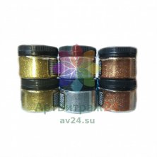 Глиттер (блестки) синий 60 г 