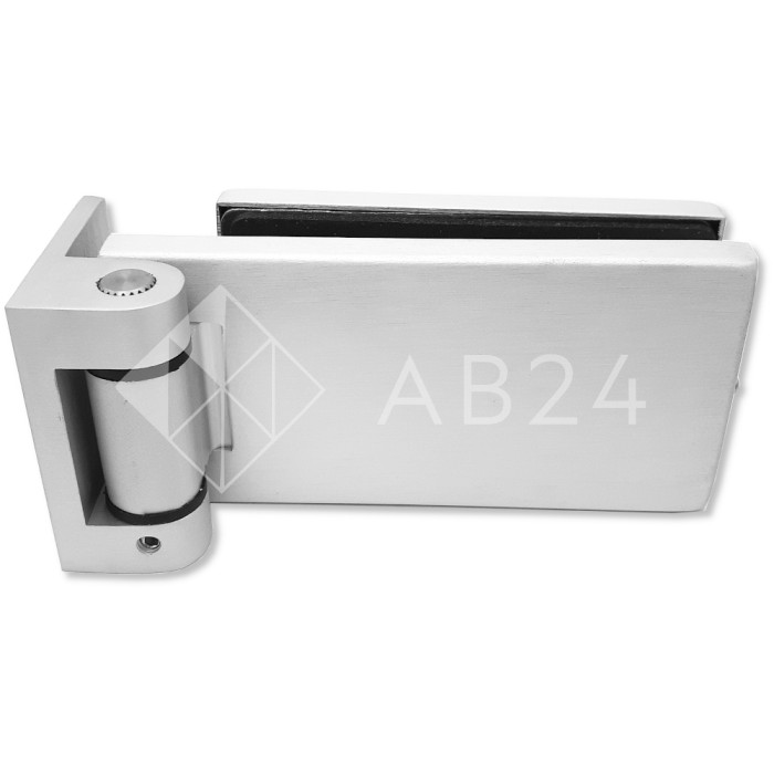 Петля FMP-12 для межкомнатной двери из стекла на коробку, алюминий/анодированный