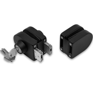 Замок FKZ-32 зажимной ключ/ключ, нержавейка/черный