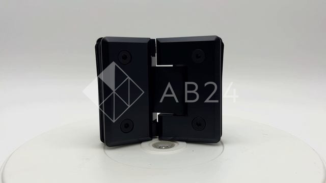 Петля FDP-24-DEF с дефектом Бета β стекло-стекло 135°, латунь/черный