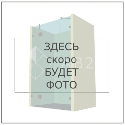 FDP-13 SUS304/SSS: Петля Альфа стекло-стекло 90°, нержавейка/матовый