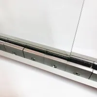 Профиль зажимной FKP-443 база + клипсы 9шт., алюминий