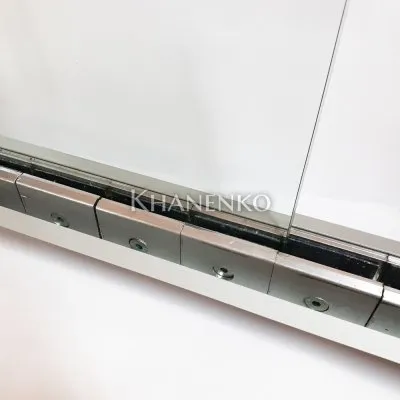 Профиль зажимной FKP-443 база + клипсы 9шт., алюминий