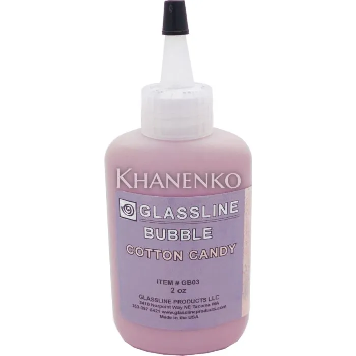 Краска для фьюзинга GlassLine эффект пузырей, светло-розовый (BUBBLE COTTON CANDY) 56 г