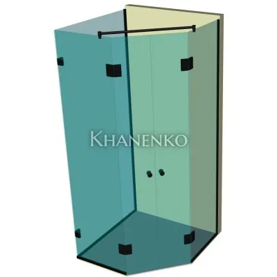Душевая кабина пятиугольная DK-309P в опорном профиле
