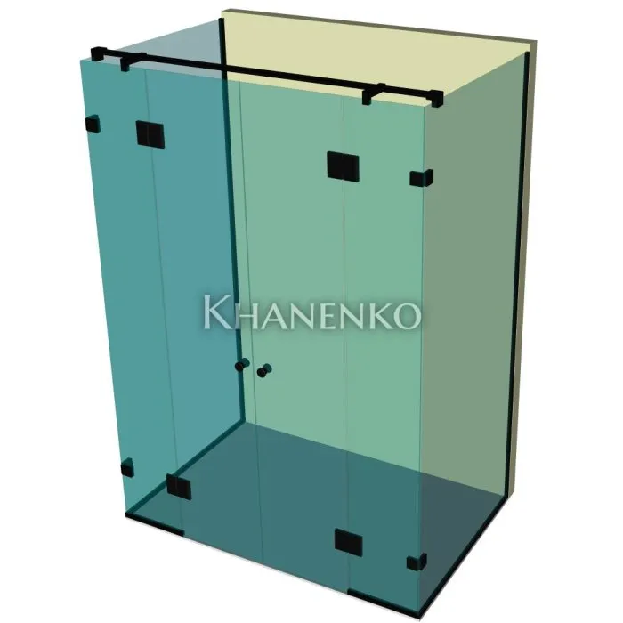 Душевая кабина п-образная DK-405P в опорном профиле
