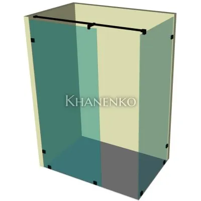 Душевая перегородка DK-502K на коннекторах