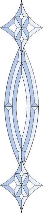 Бевелс AV374 (13 элементов) 136 х 680 мм