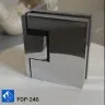 Петля Фурия FDP-240R стена-стекло 90° правая, с подъемным механизмом, латунь/хром