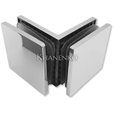 Коннектор Альфа α FDK-14, стекло-стекло 90°, цинк/хром