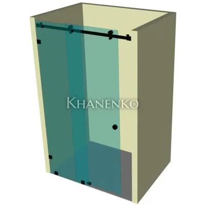 Душевая кабина раздвижная DK-101K на коннекторах