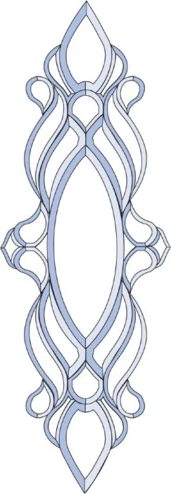 Бевелс AV313 (29 элементов) 272 х 770 мм