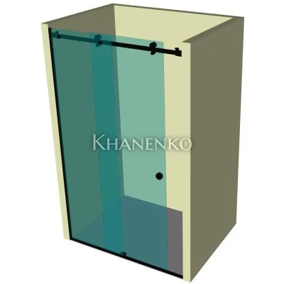 Душевая кабина раздвижная DK-101P в опорный профиль