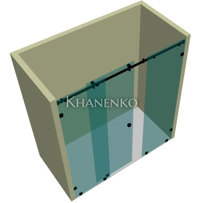 Душевая кабина раздвижная DK-102K на коннекторах