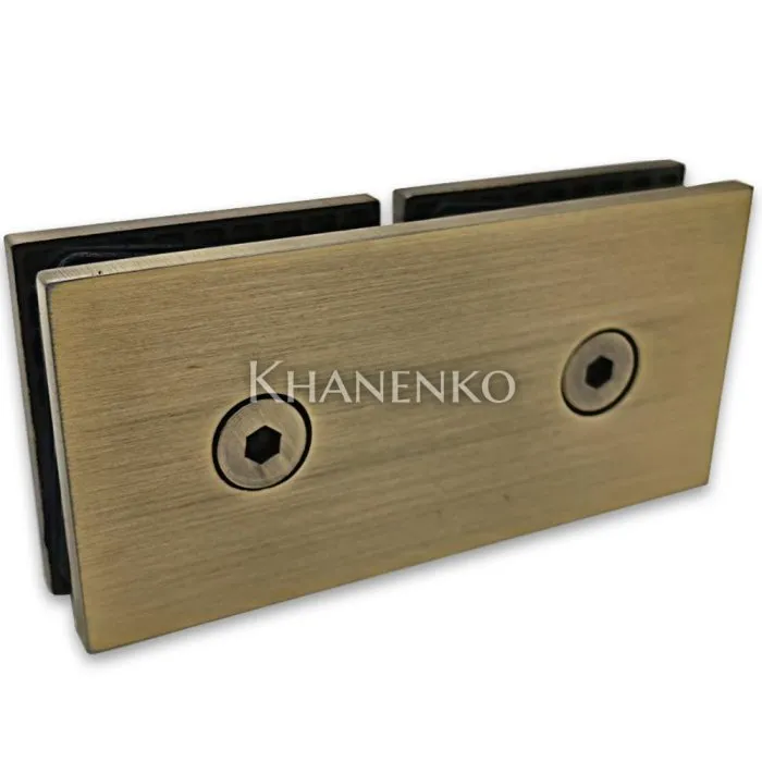 Коннектор Альфа α FDK-16, стекло-стекло 180°, нержавейка/бронза