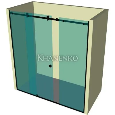 Душевая кабина раздвижная DK-102P в опорный профиль