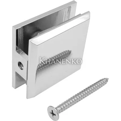 Коннектор  Бета β FDK-22, стена-стекло 90°, цинк/хром