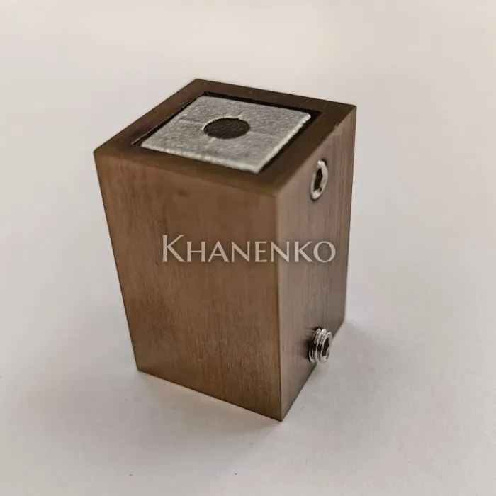 Крепление трубы FDC-60-DEF с дефектом 15х15 к стене, нержавейка/медь