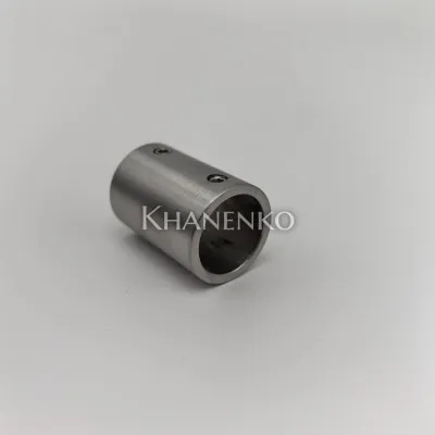 Соединитель FDC-21 трубы 19 прямой, нержавейка/матовый