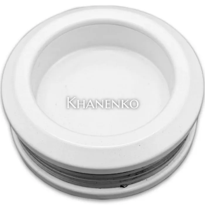 Ручка купе FDR-10, нержавейка/белый