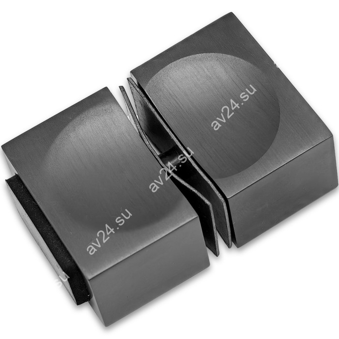 Ручка кноб FDR-66 с одним резиновым торцом, алюминий/оружейная сталь