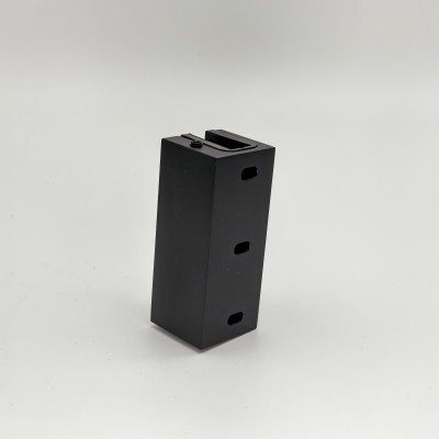 Коннектор Валевс без сверления FDK-160 стена-стекло 90°, латунь/черный
