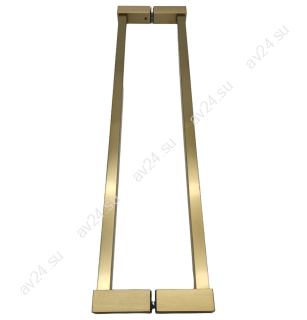 Ручка полотенцесушитель FDR-83 регулируемая с дефектом, нержавейка/брашированное золото