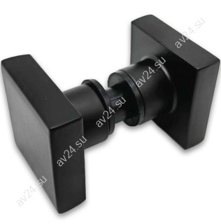 Ручка кноб FDR-30 квадратная, нержавейка/черный