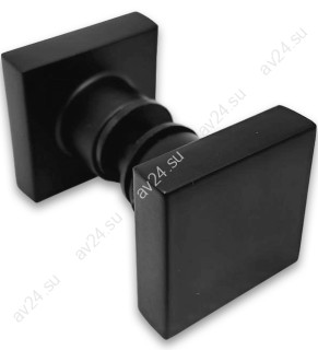 Ручка кноб FDR-30 квадратная, нержавейка/черный