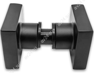 Ручка кноб FDR-30 квадратная, нержавейка/черный