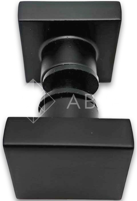 Ручка кноб FDR-30 квадратная, нержавейка/черный