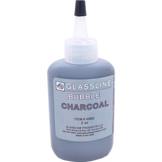 Краска для фьюзинга GlassLine эффект пузырей, черный (BUBBLE CHARCOAL) 56 г