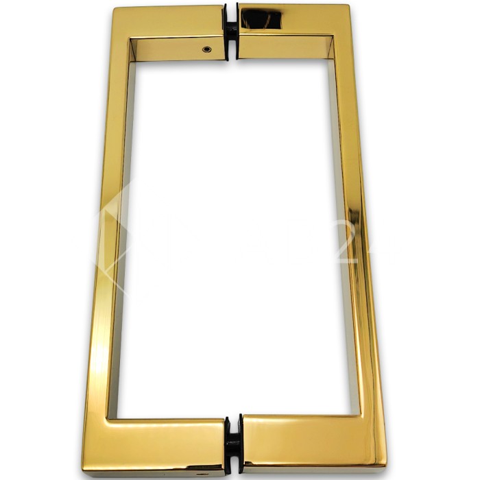 Ручка скоба FDR-76, 20х10х200 мм, нержавейка/золото