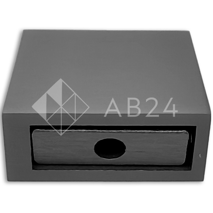 Крепление FDC-30 трубы 30х10 к стене, нержавейка/оружейная сталь