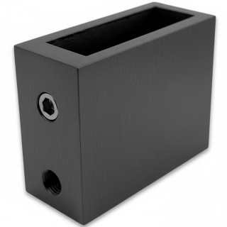 Крепление FDC-30 трубы 30х10 к стене, нержавейка/оружейная сталь