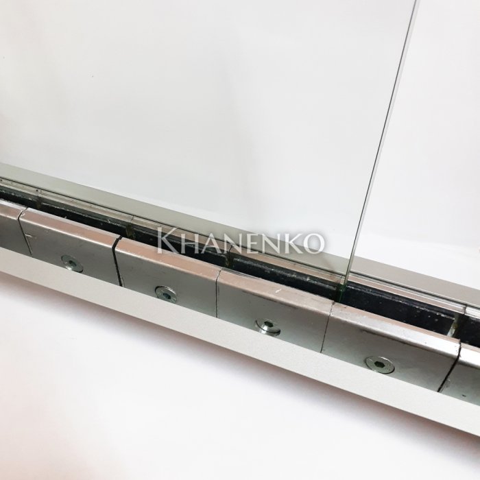 Профиль зажимной FKP-443 база + клипсы 9шт., алюминий