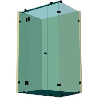 Душевая кабина угловая DK-211K на коннекторах