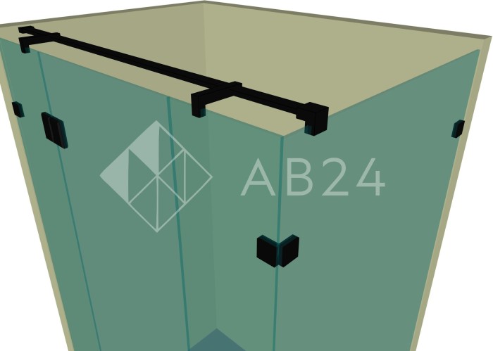 Душевая кабина угловая DK-211K на коннекторах