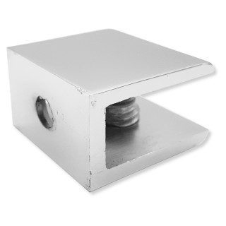 Полкодержатель FDA-20 для стекла 8 мм, цинк/хром