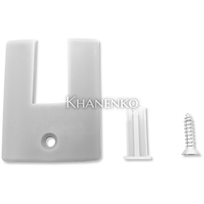 Заглушка торцевая для зажимного профиля FKP-401 PVC
