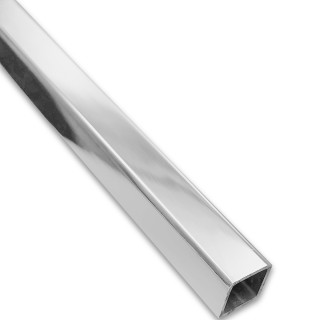 Труба FDT-552, 15х15х1.5 мм 2 м, нержавейка/полированный8K