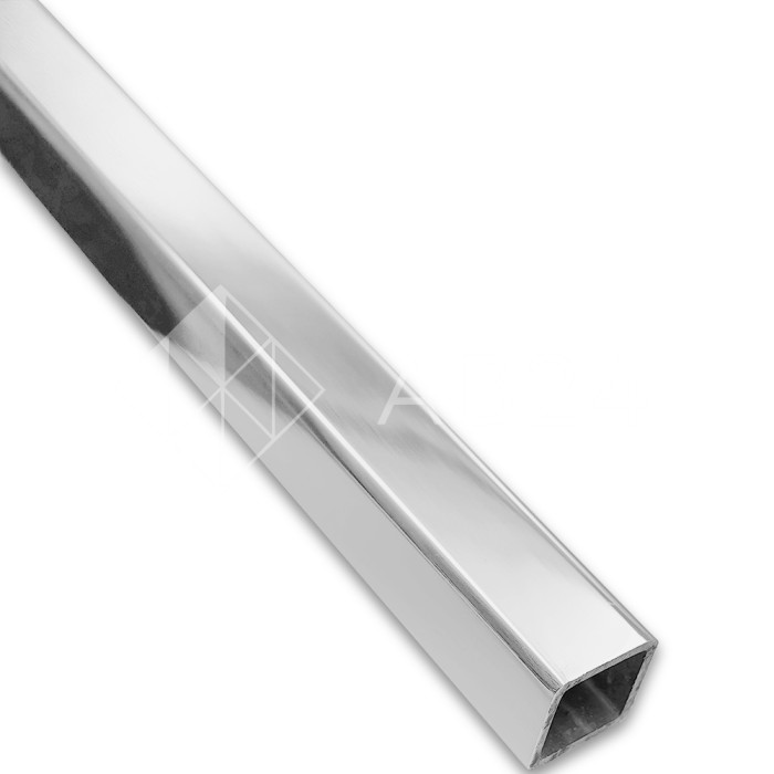 Труба FDT-552, 15х15х1.5 мм 2 м, нержавейка/полированный8K