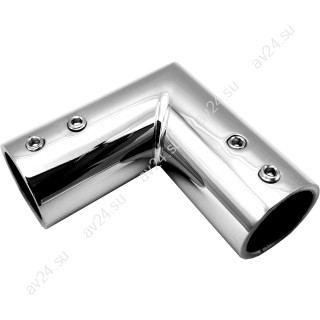 Соединитель трубы FDC-18-DEF с дефектом 19 угловой 90°, нержавейка/полированный