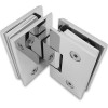 Петля Грация FDP-200 стекло-стекло с двумя осями 0°-180°, 0°+180°, латунь/хром