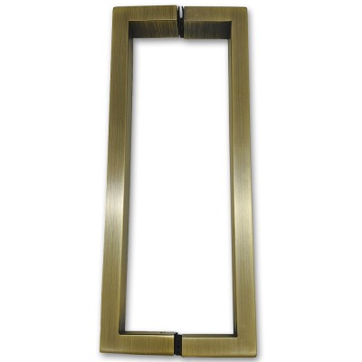 Ручка скоба FDR-78, 15х30х270х1.0 мм, нержавейка/бронза