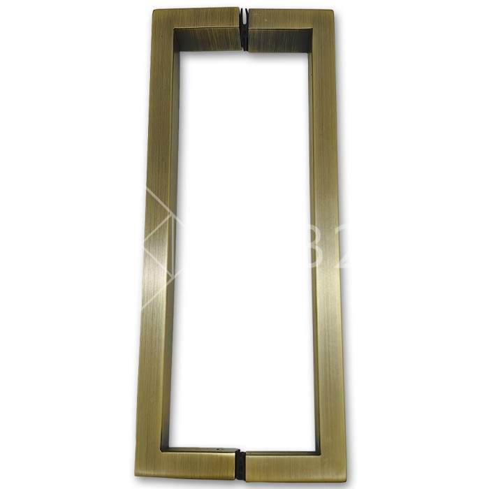 Ручка скоба FDR-78, 15х30х270х1.0 мм, нержавейка/бронза