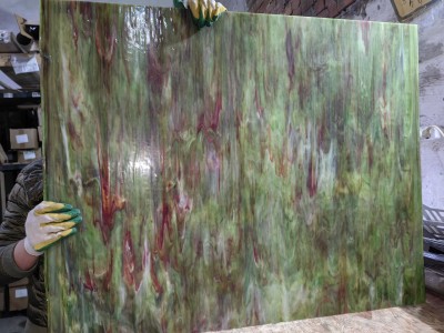 Стекло витражное AV 623-5S, целый лист - 78 х 96 cм.